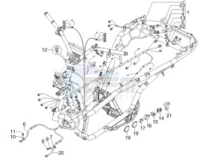 MP3 250 (USA) USA drawing Main cable harness