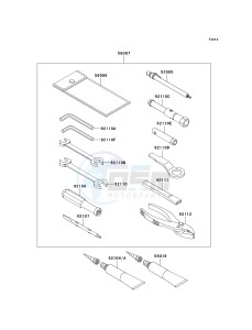 KRF 750 F [TERYX 750 4X4 NRA OUTDOORS] (F8F) C8F drawing OWNERS TOOLS