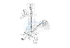 XG TRICKER 250 drawing REAR MASTER CYLINDER