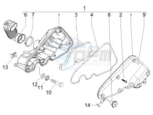 Fly 50 4t drawing Air filter