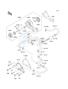 KAF 620 E [MULE 3010 4X4] (E6F-E8F) E6F drawing WATER PUMP