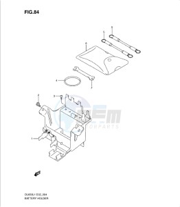 DL650 drawing BATTERY HOLDER