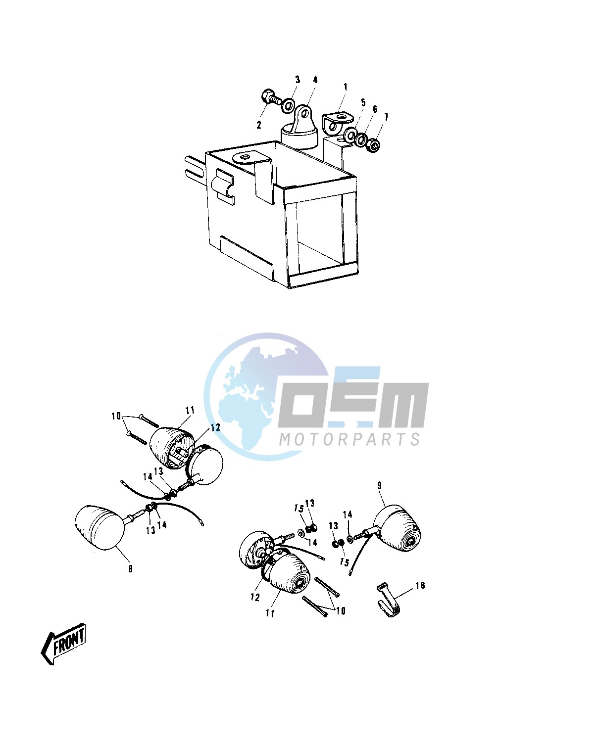 TURN SIGNALS G4TR-B OPTIONAL -- 70-73- -