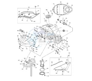 YZF R1 1000 drawing FUEL TANK