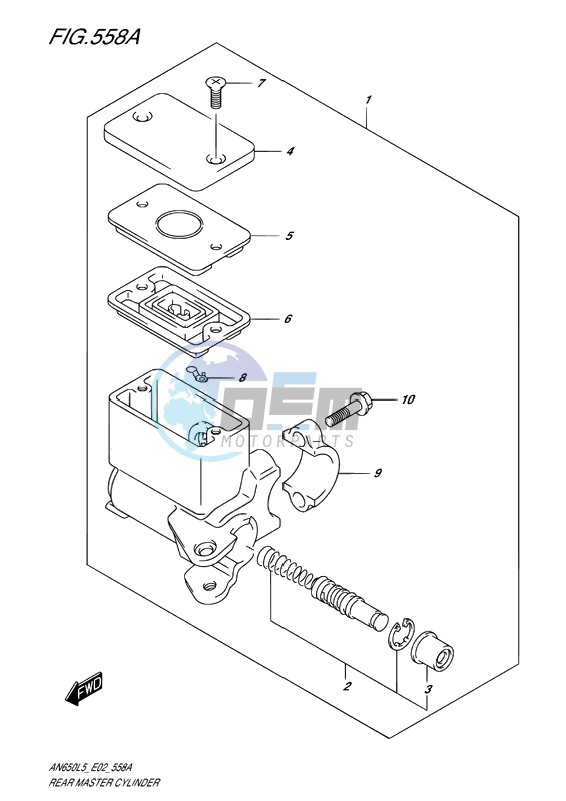 REAR MASTER CYLINDER