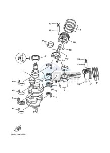 LF225TXRD drawing CRANKSHAFT--PISTON