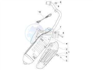 SPRINT 125 4T 3V IGET E2 ABS (APAC) drawing Silencer