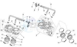 RSV4 1000 RR E4 ABS (NAFTA) drawing Throttle body