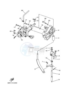 F250TXRH drawing THROTTLE-CONTROL