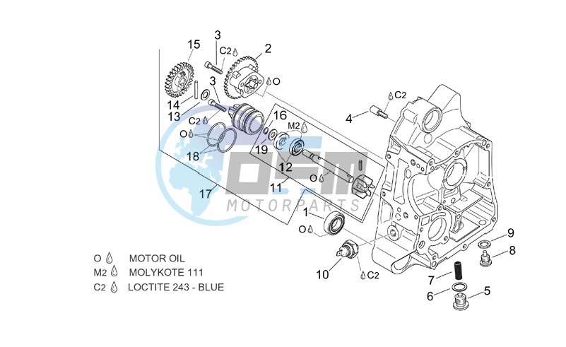 RH Semi-crankcase