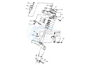 XTZ TENERE 660 drawing STEERING