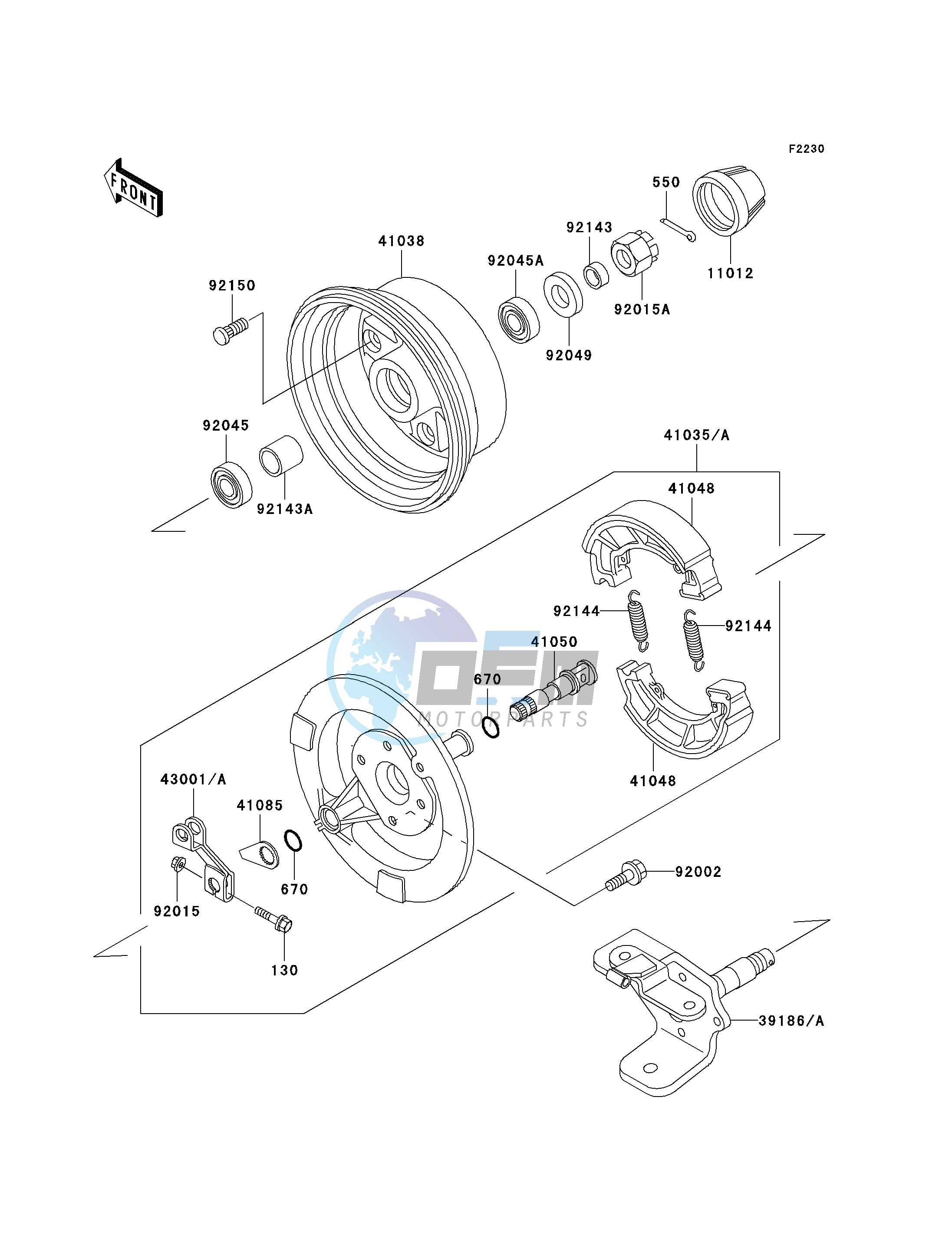 FRONT HUB