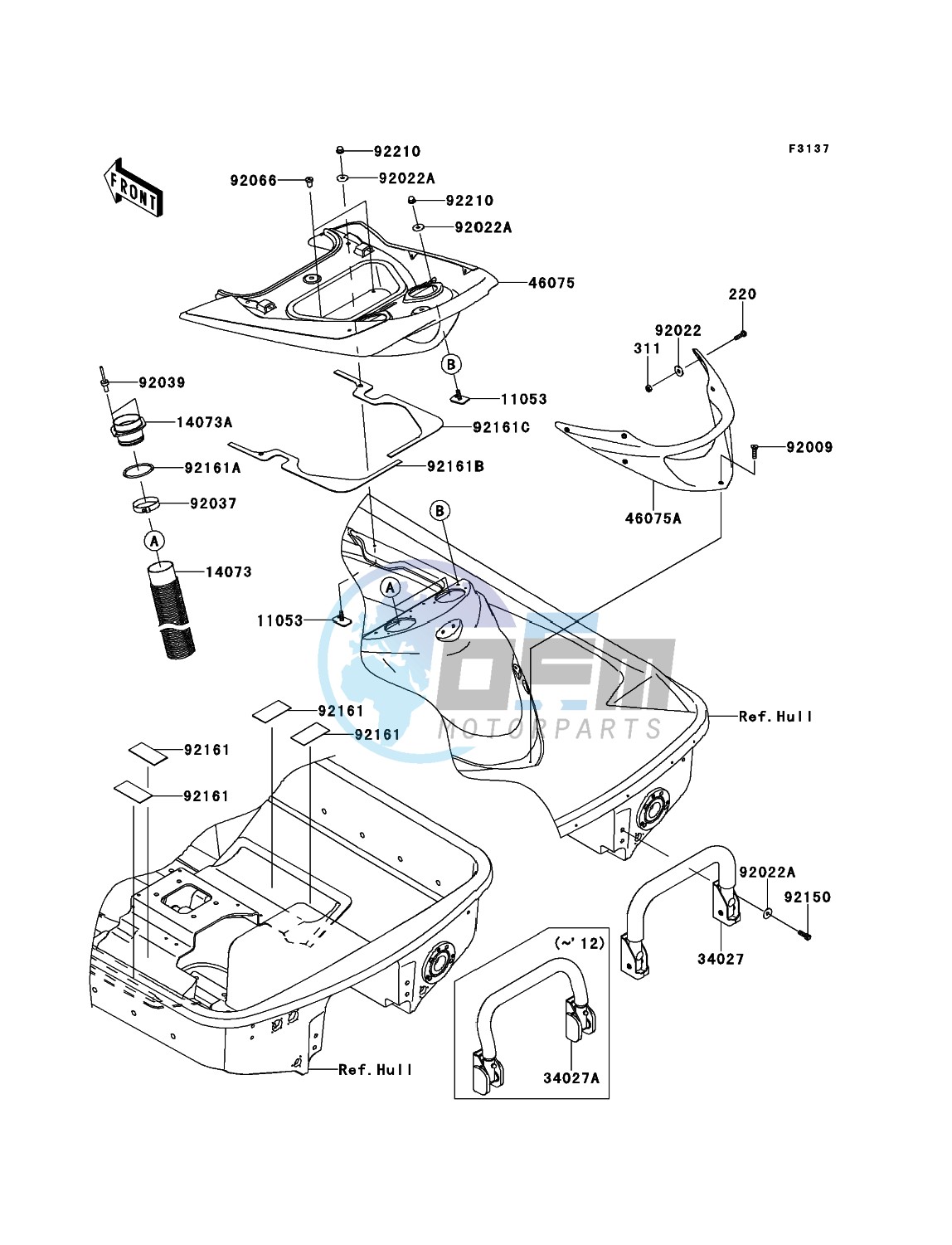 Hull Rear Fittings