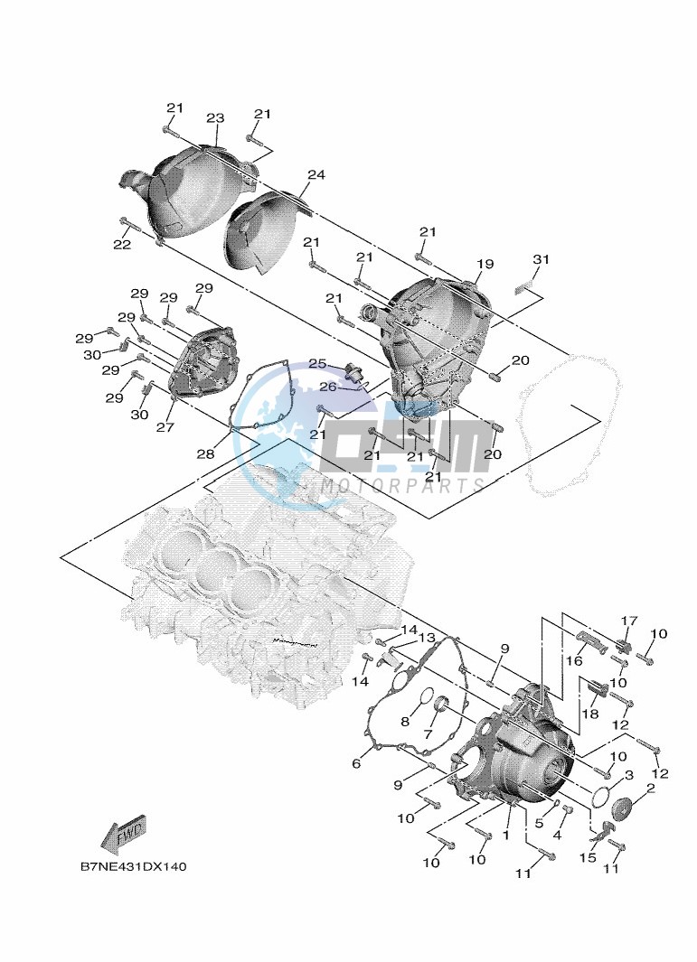 CRANKCASE COVER 1