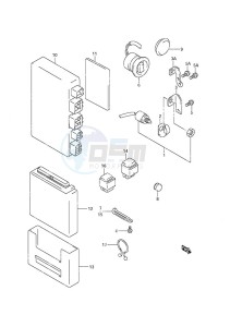 DF 40 drawing Engine Control Unit