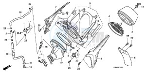 CRF250RD CRF250R Europe Direct - (ED) drawing AIR CLEANER