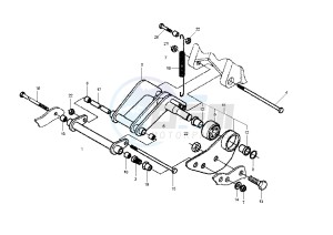 X9 EVOLUTION 200 drawing Swinging arm