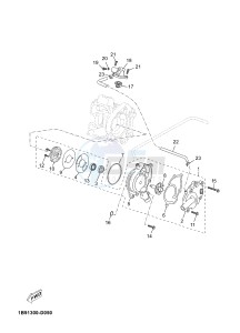 YP125RA X-MAX 125 ABS (BL21 BL21 BL21 BL21) drawing WATER PUMP