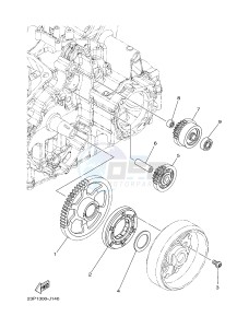 XT1200ZE SUPER TENERE ABS (2KBD 2KBE) drawing STARTER CLUTCH