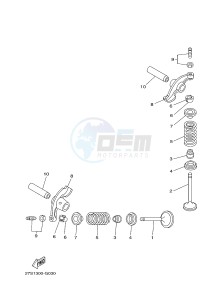 YBR125ESD (51P3) drawing VALVE