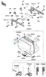 ZG 1000 A [CONCOURS] (A4-A6 A4 ONLY CAN) [CONCOURS] drawing ACCESSORY-- SADDLEBAG- -