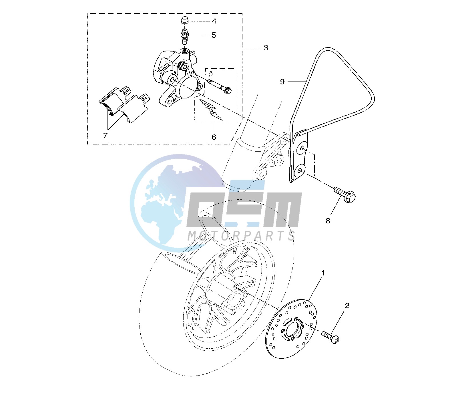 FRONT BRAKE CALIPER