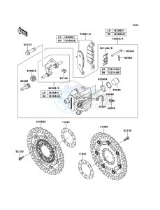 VERSYS_ABS KLE650DCF XX (EU ME A(FRICA) drawing Front Brake