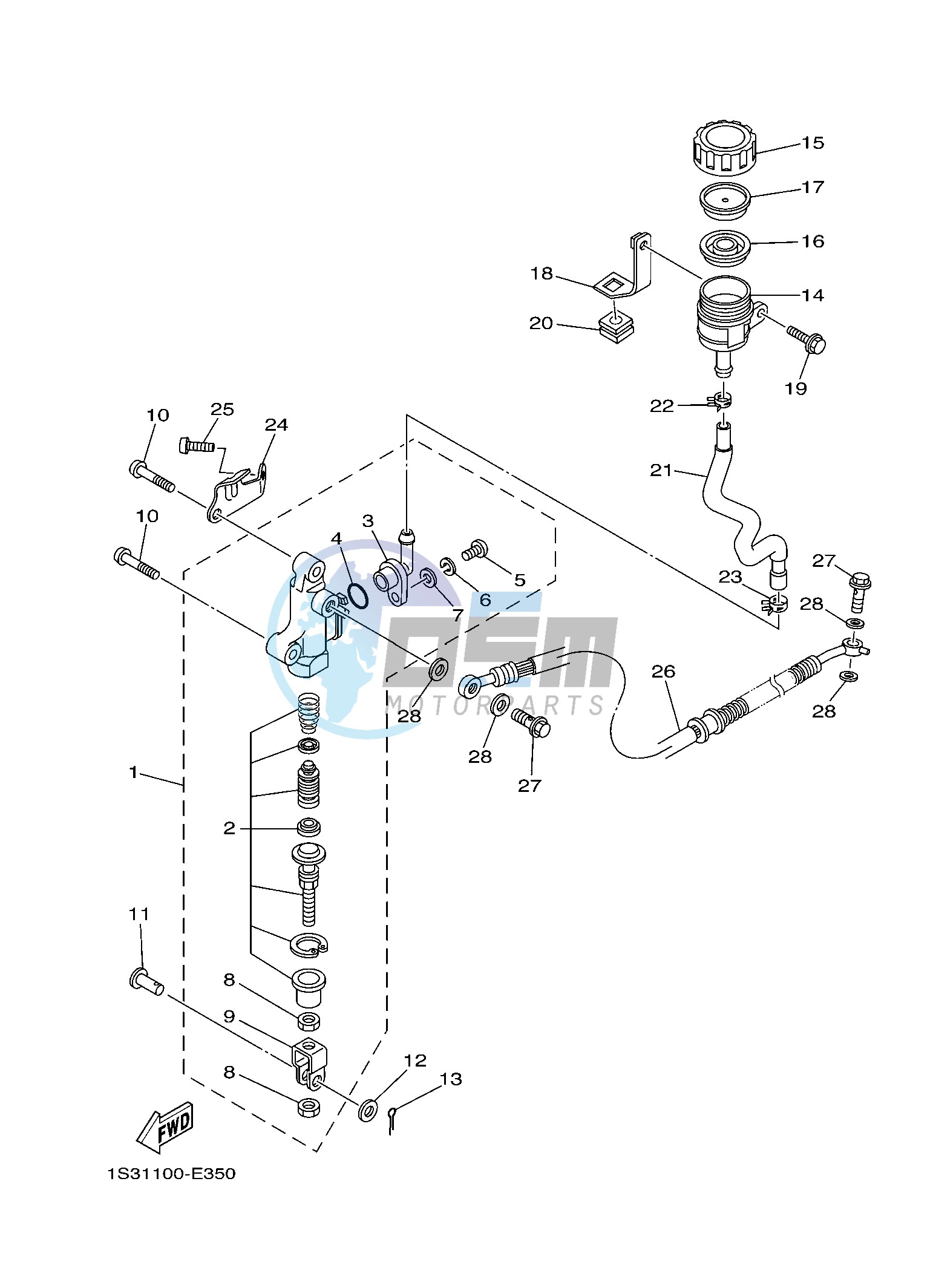 REAR MASTER CYLINDER