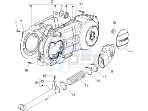 Runner 125 VX 4t SC drawing Crankcase cover - Crankcase cooling