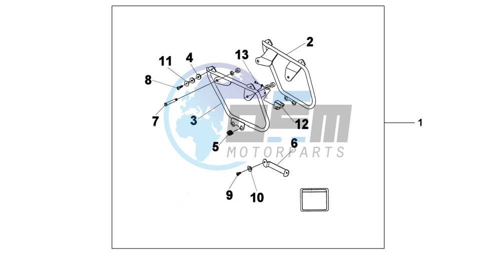 SADDLEBAG MOUNT B