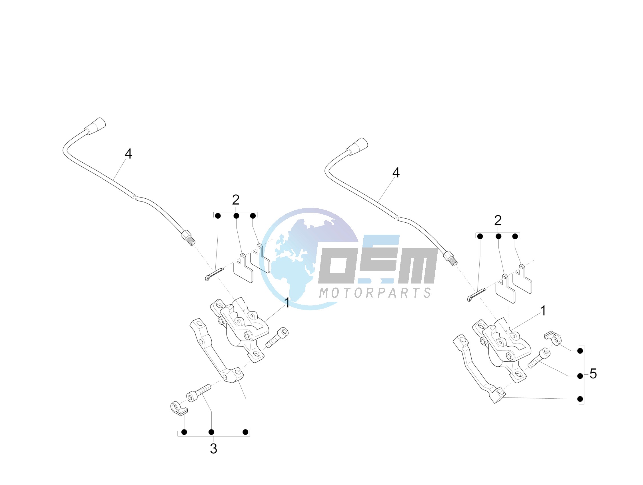 Brakes pipes - Calipers