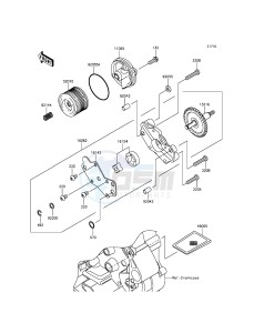 Z250SL BR250EFS XX (EU ME A(FRICA) drawing Oil Pump