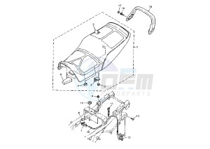 XJR 1200 drawing SEAT