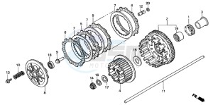 CB1100SF drawing CLUTCH