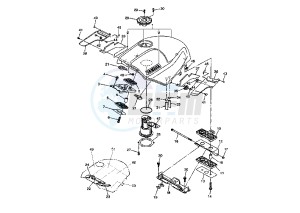 FJR 1300 drawing FUEL TANK