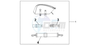 CBR1000RRA Korea - (KO) drawing REAR SEAT BAG