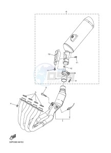 FZ8-S FZ8 FAZER 800 (42PD 42PF) drawing EXHAUST