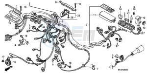 CBR600RAA Korea - (KO / ABS) drawing WIRE HARNESS