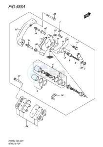 AN650Z ABS BURGMAN EXECUTIVE EU drawing REAR CALIPER