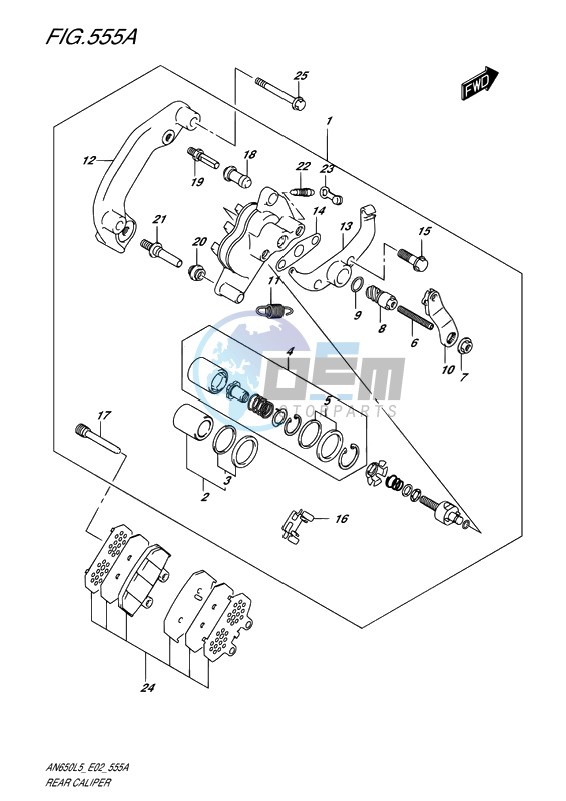 REAR CALIPER