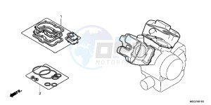 VT750C2BB Shadow E drawing GASKET KIT A