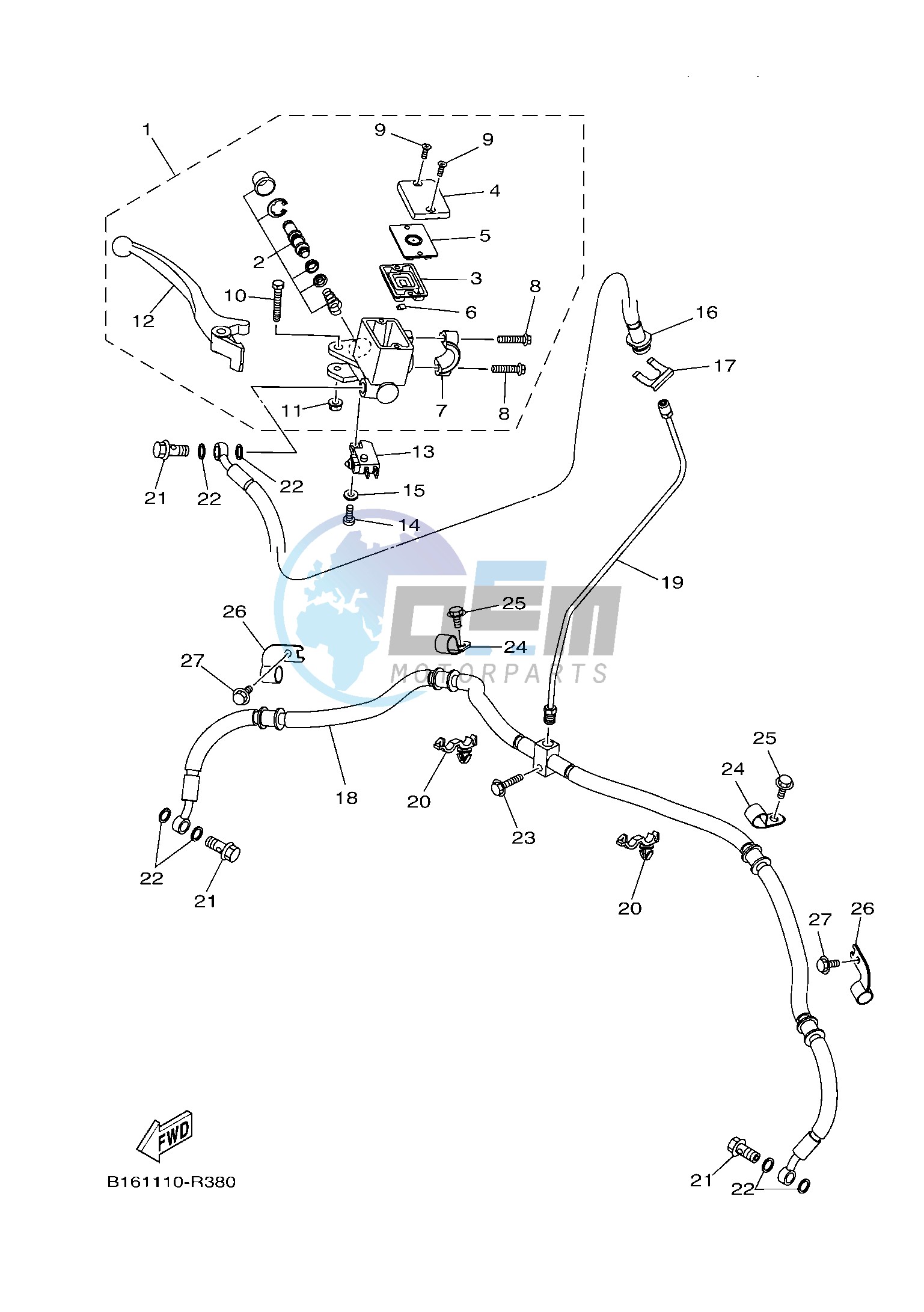 FRONT MASTER CYLINDER