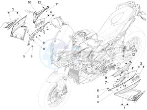 CAPONORD 1200 RALLY E3 ABS (NAFTA) drawing Side fairing