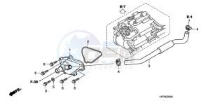 TRX420FAA Australia - (U) drawing WATER PUMP COVER