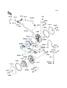 VN1600 MEAN STREAK VN1600B6F GB XX (EU ME A(FRICA) drawing Air Cleaner