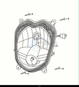 ORBIT III 50 (XE05W2-EU) (E5) (M1) drawing HEAD LIGHT