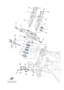 MT-09 TRACER MT09TRA TRACER 900 (2SCT) drawing STEERING