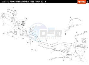 MRT-50-PRO-SM-FREE-JUMP drawing HANDLEBARS