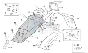 RSV 2 1000 drawing Rear body - Undersaddle