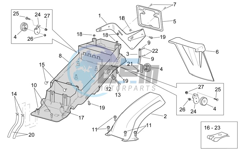 Rear body - Undersaddle